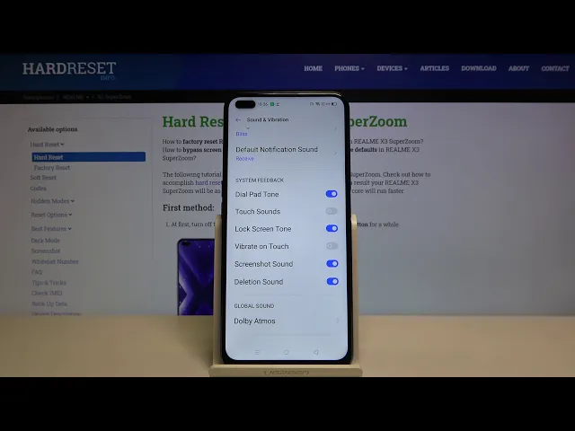 Video thumbnail for How to Enter Vibration Settings in REALME X3 SuperZoom – Open Vibration Settings