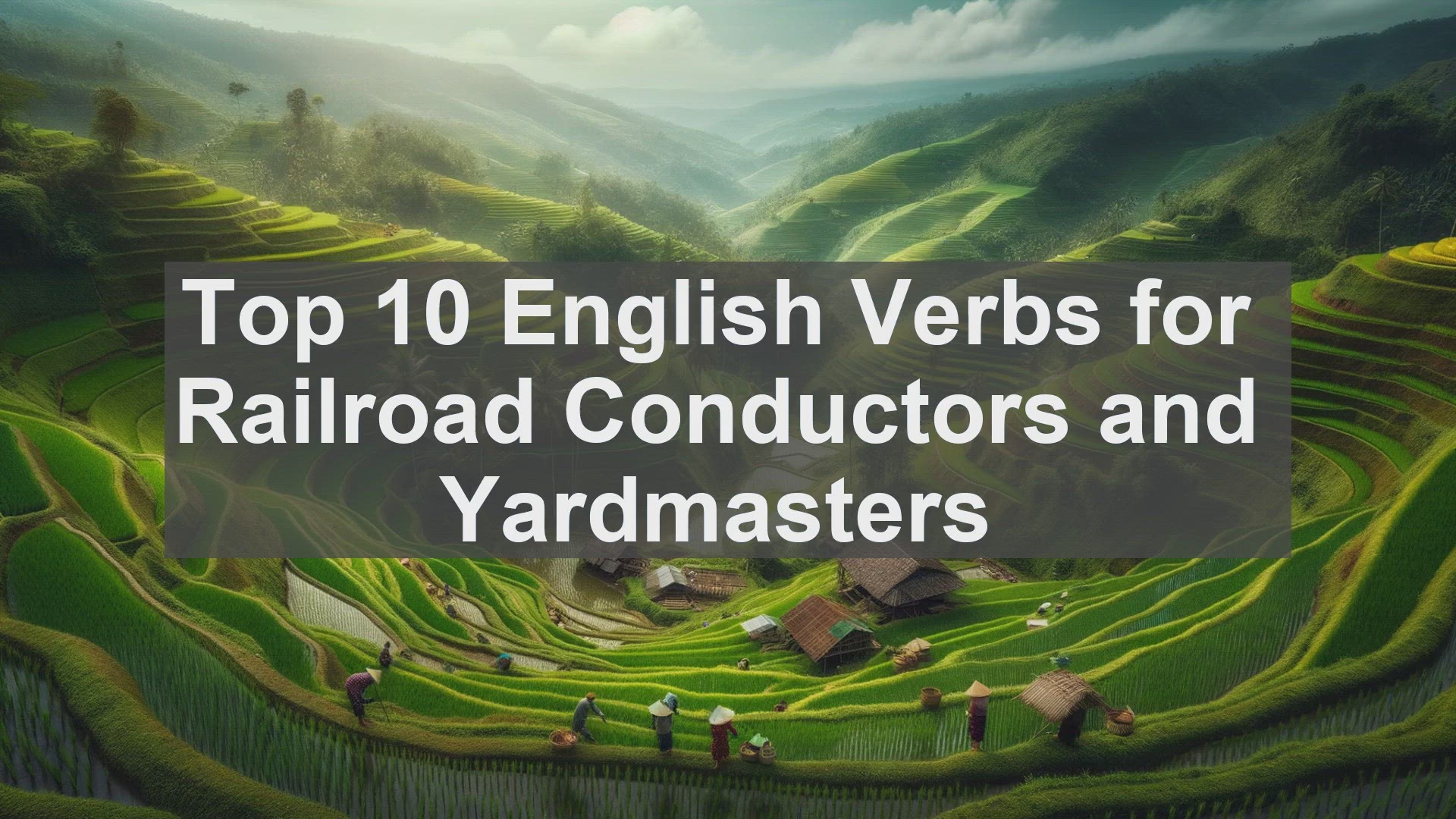 'Video thumbnail for Top 10 English Verbs for Railroad Conductors and Yardmasters'