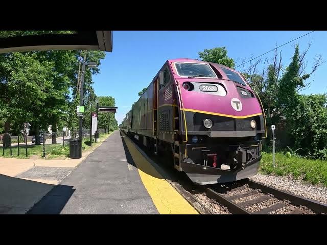 'Video thumbnail for A Close Up Look at Commuter Rail T Train in Boston, Massachusetts'