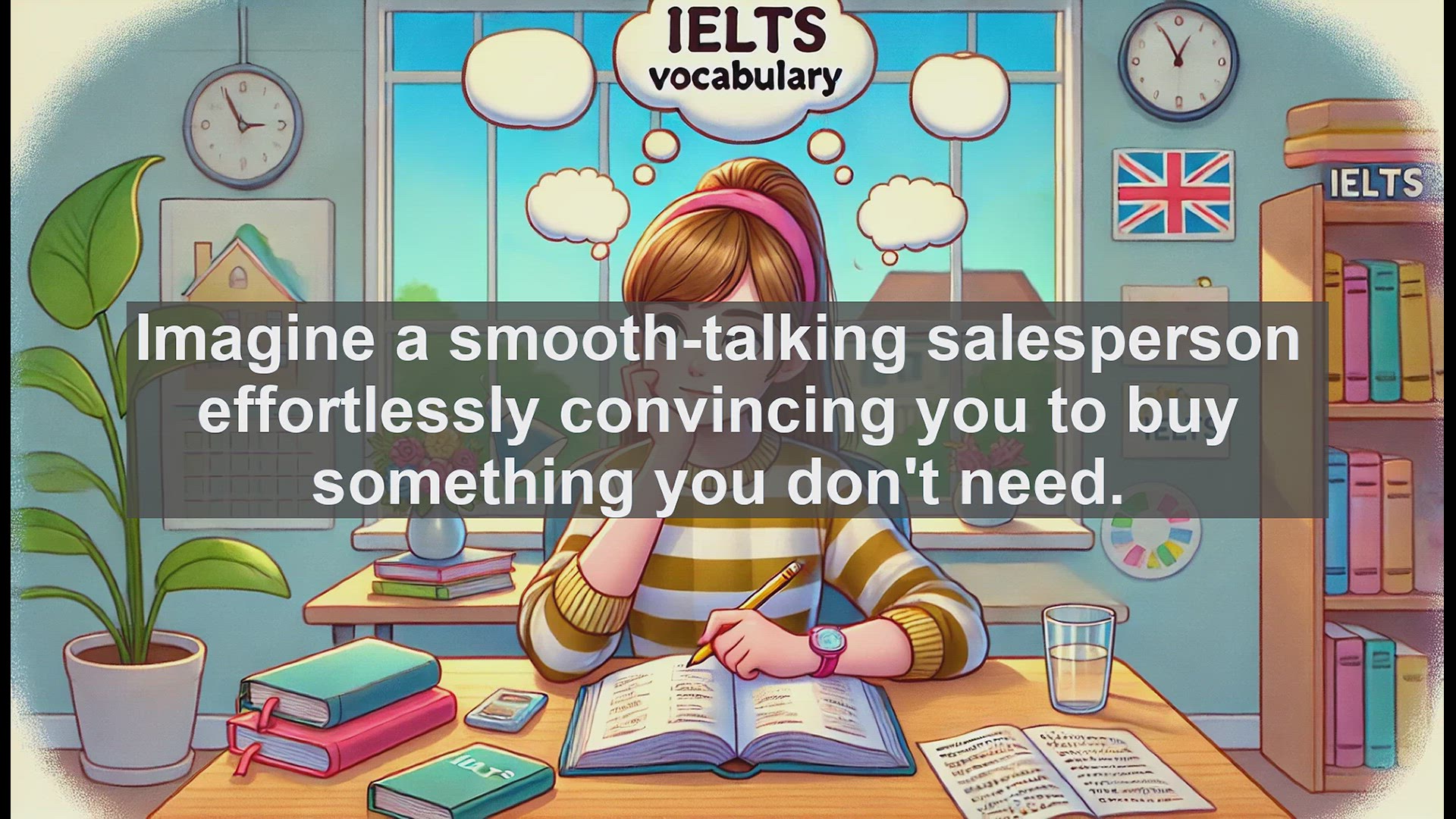 'Video thumbnail for 5000 Must Know IELTS 8.0 Vocabulary - Understanding 'Glib': A Key Word for IELTS Success'