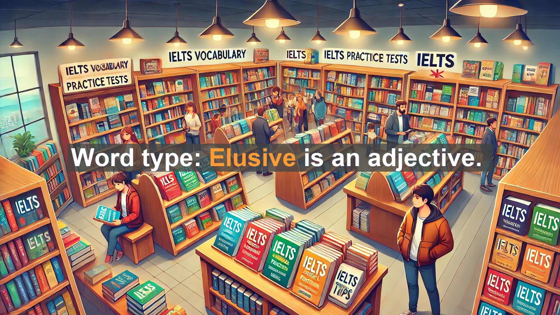 'Video thumbnail for 2000 Must Know IELTS 9.0 Vocabulary - IELTS Vocabulary: Understanding the Word 'Elusive''