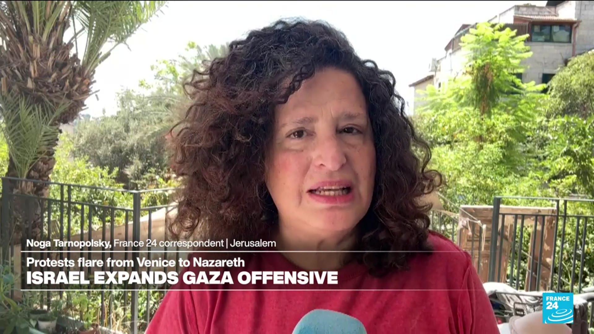 'Video thumbnail for Israel expands Gaza City offensive: Protests flare from Venice to Nazareth'