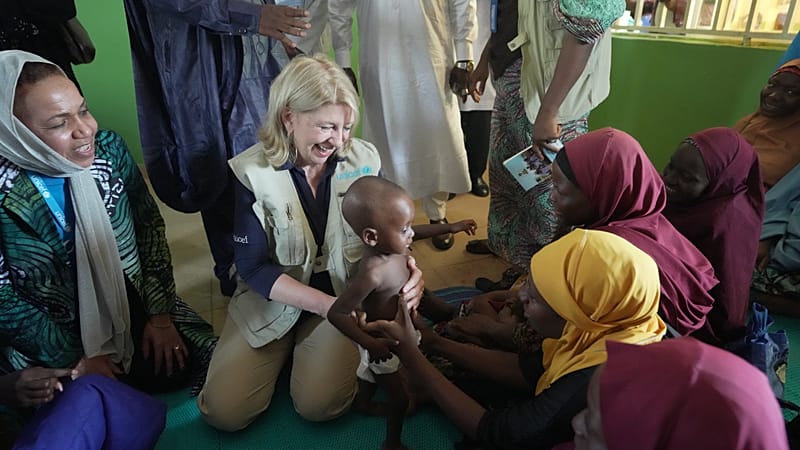 Video thumbnail for Nigeria: UNICEF chief urges child protection amid security, humanitarian crises