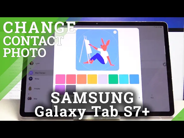 Video thumbnail for How to Add Photo to Contact in SAMSUNG Galaxy Tab S7+ - Set Contact’s Profile Photo