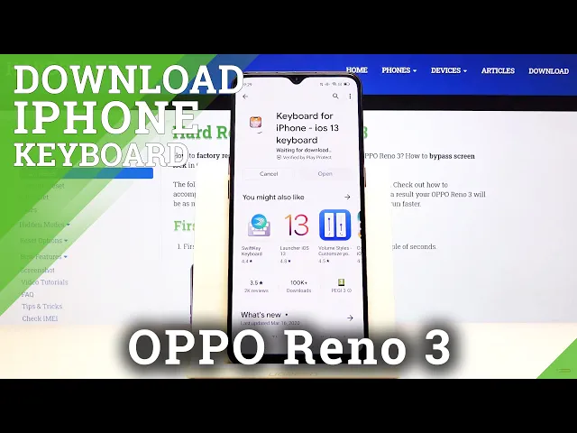 Video thumbnail for How to Download iPhone Keyboard on OPPO Reno 3 – iPhone-like Keyboard