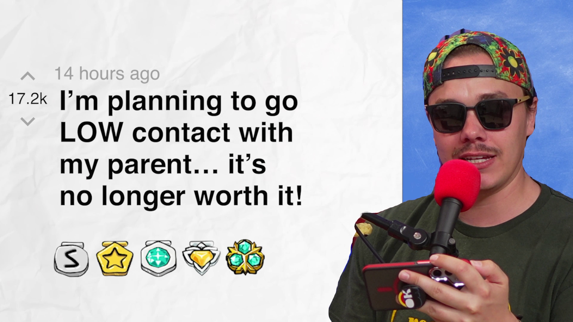 Video thumbnail for I’m planning to go LOW contact with my parent… it’s no longer worth it! - r/comfortlevelpod | Reddit Stories