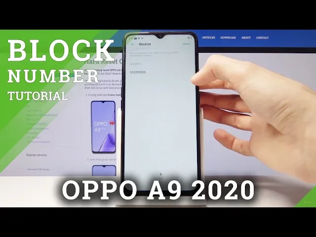 Video thumbnail for How to Add Number to Blacklist in Oppo A9 2020 - Block Calls & Messages