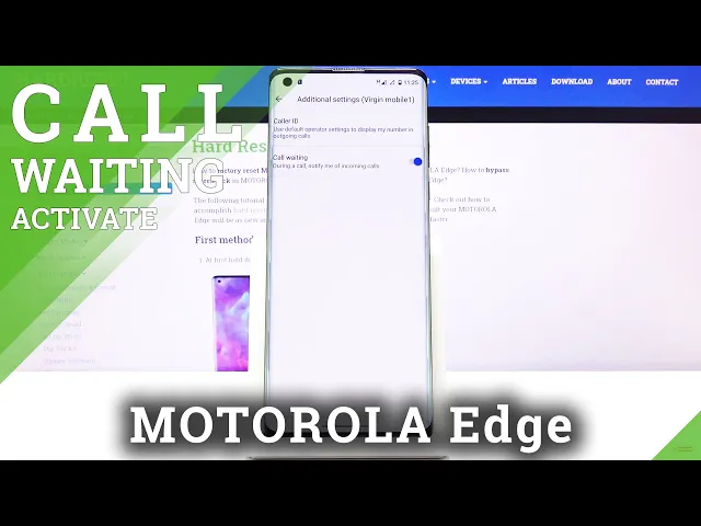 Video thumbnail for How to Enable Call Waiting in Motorola Edge in – Activate Call Waiting