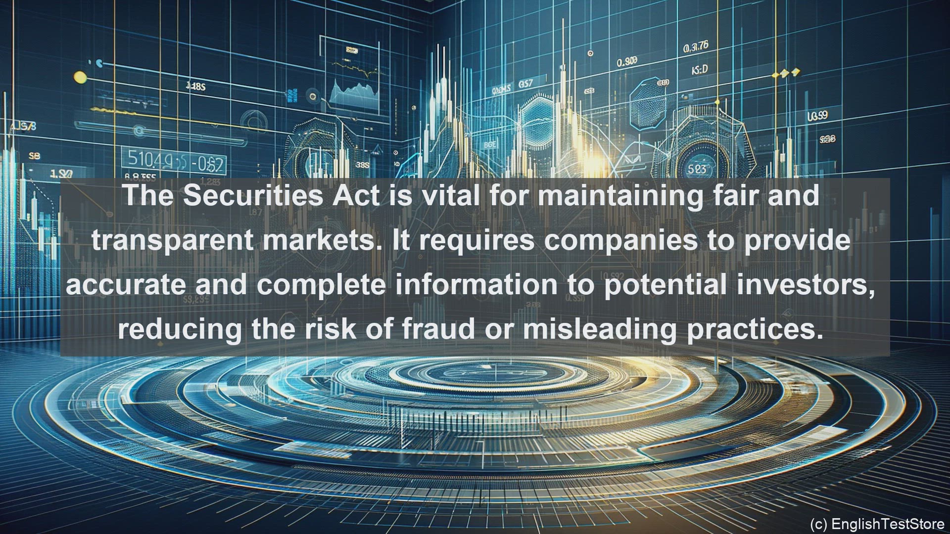 'Video thumbnail for Securities act of in economics and finance'