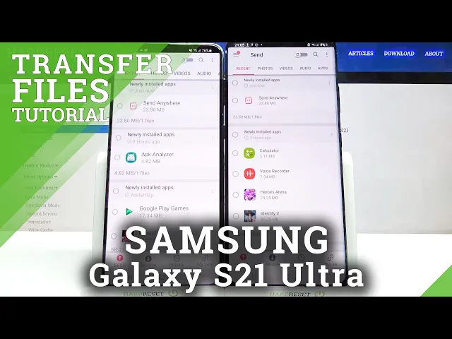 Video thumbnail for Send Anywhere App – Transfer Memory Storage of Samsung to SAMSUNG Galaxy S21 Ultra