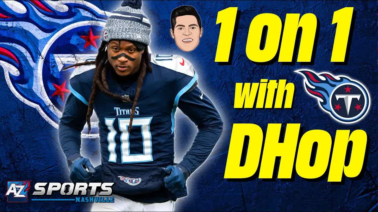 Video thumbnail for 1 on 1 with DeAndre Hopkins: New Look Titans, His Football Camp, & His Next Nashville Side Quest