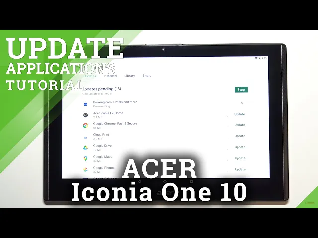 Video thumbnail for How to Update Apps in ACER Iconia One 10 – Download Latest App Version