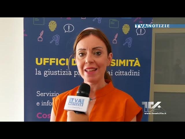 Video thumbnail for Adrano. Nei locali dell’ex Tribunale inaugurato l’Ufficio di Prossimità. “Giustizia e Pubblica ammi