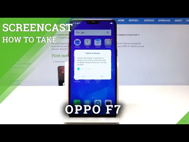 Video thumbnail for How to Record Screen on OPPO F7 - OPPO Screencast