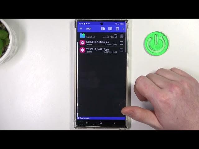 Video thumbnail for How To Unpack Rar & Zip Archives on Samsung Galaxy S23 Ultra - RAR app