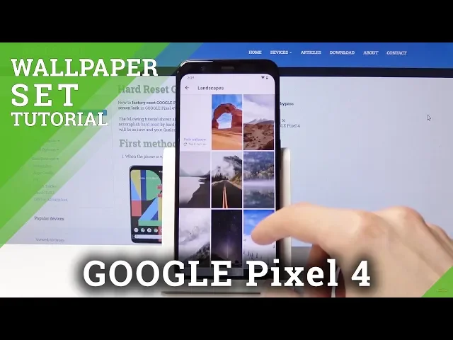 Video thumbnail for Google Pixel 4 How to Change Wallpaper