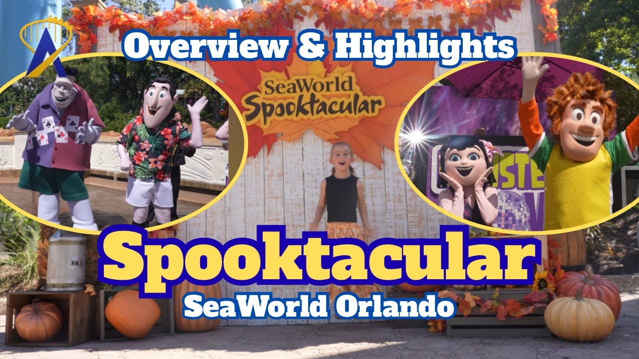 Video thumbnail for SeaWorld SpookTacular Overview Featuring Hotel Transylvania Dread and Breakfast!