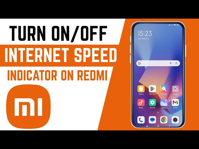 Video thumbnail for How To Turn On/Off Internet Speed Indicator On Xiaomi Redmi Smartphone