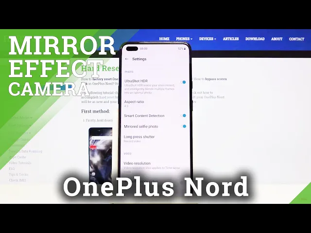 Video thumbnail for How to Turn On /Off Mirror Effect in OnePlus Nord – Camera Settings