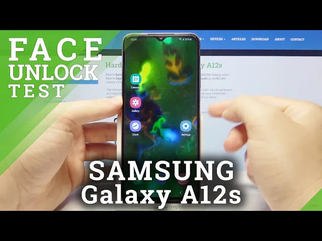 Video thumbnail for SAMSUNG Galaxy A12s Face Unlock Test – Test Face Recognition