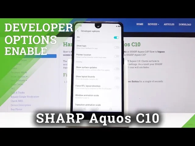 Video thumbnail for How to Enter Developer Settings in SHARP C10 - Access Developer Mode