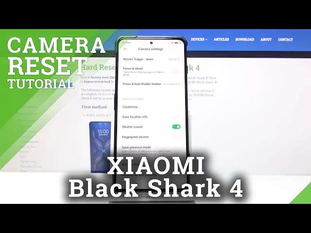 Video thumbnail for How to Reset Camera on Xiaomi Black Shark 4 - Restore Camera Default Settings