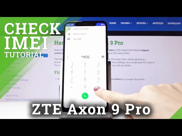 Video thumbnail for ZTE Axon 9 Pro How to Check IMEI and Serial Number
