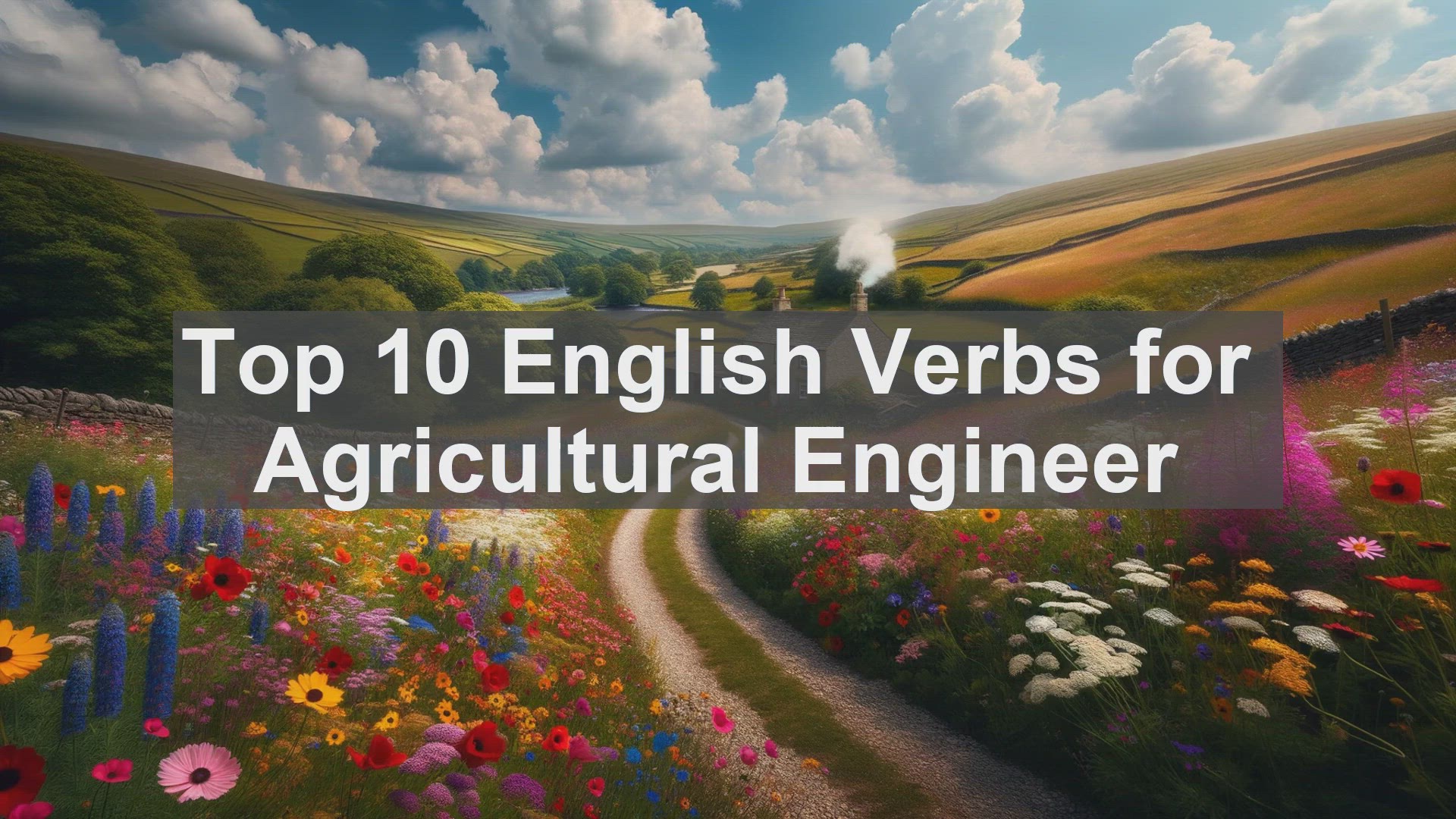 'Video thumbnail for Top 10 English Verbs for Agricultural Engineer'