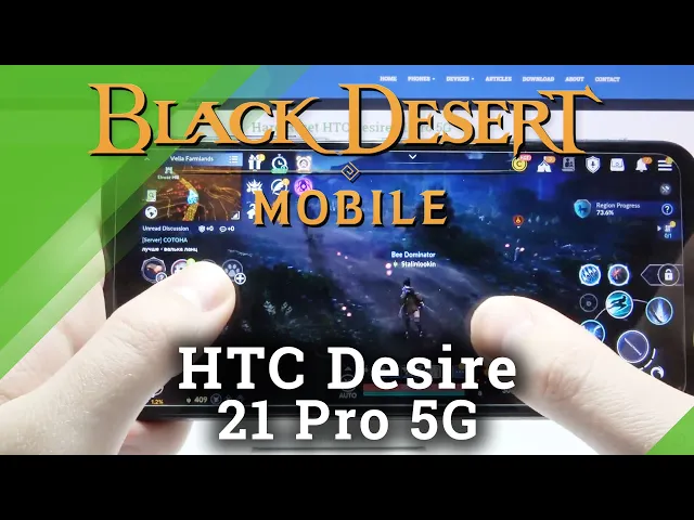 Video thumbnail for HTC Desire 21 Pro 5G - Black Desert Mobile | MMORPG Game