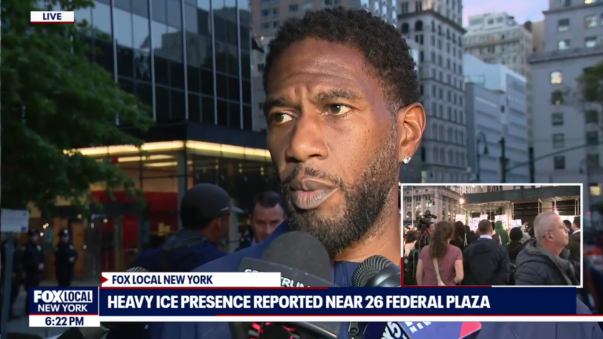 'Video thumbnail for Public advocate Jumaane Williams on ICE presence in NYC'