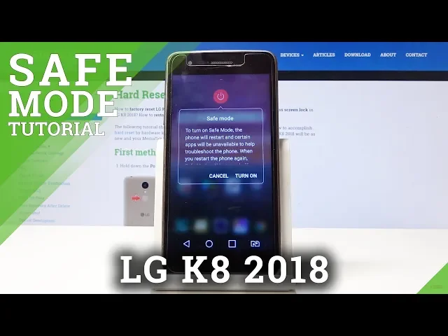 Video thumbnail for How to Open Safe Mode in LG K8 2018 - Diagnostic Mode