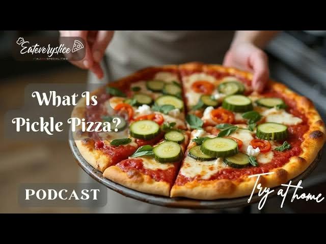 Video thumbnail for What Is Pickle Pizza? | Best Dill Pickle Pizza Recipe Explained 🍕🥒