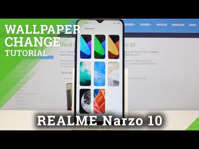 Video thumbnail for Set Up New Wallpaper and Change Screen Style - REALME Narzo 10