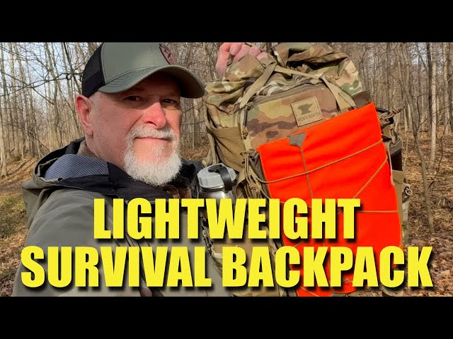 Video thumbnail for How To Build A Lightweight Survival Backpack