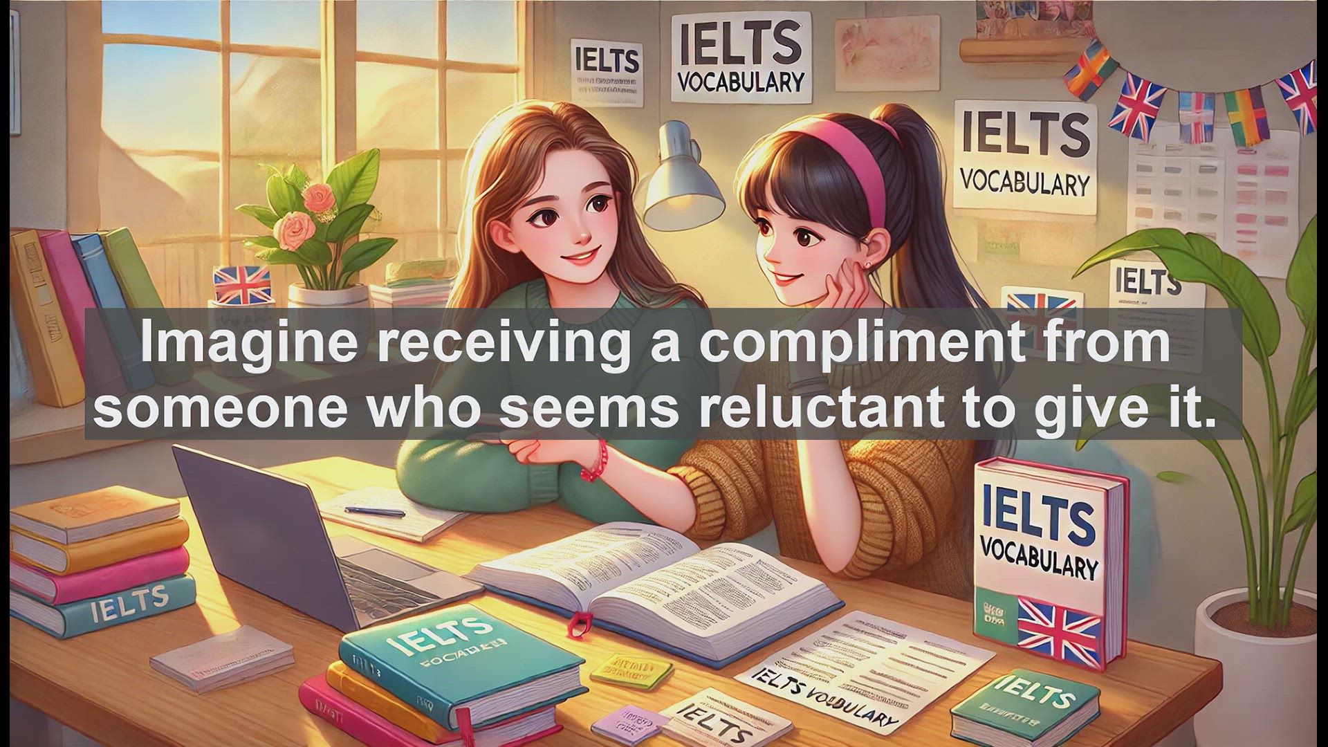'Video thumbnail for 2000 Must Know IELTS 9.0 Vocabulary - Understanding 'Grudging': A Key Word for IELTS Success'
