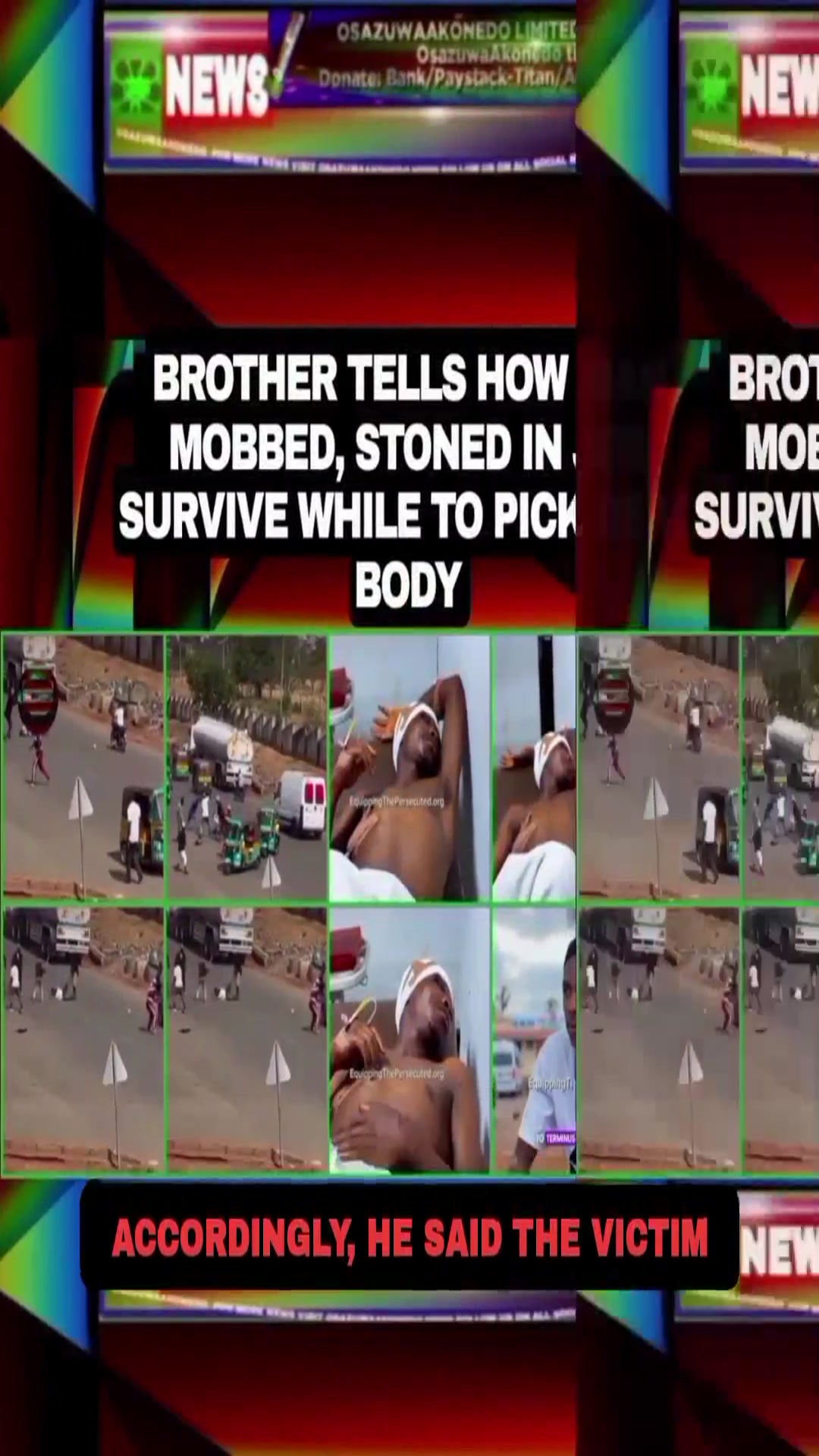 Video thumbnail for Brother Tells How Man Mobbed, Stoned In Jos Survive While To Pick Dead Body