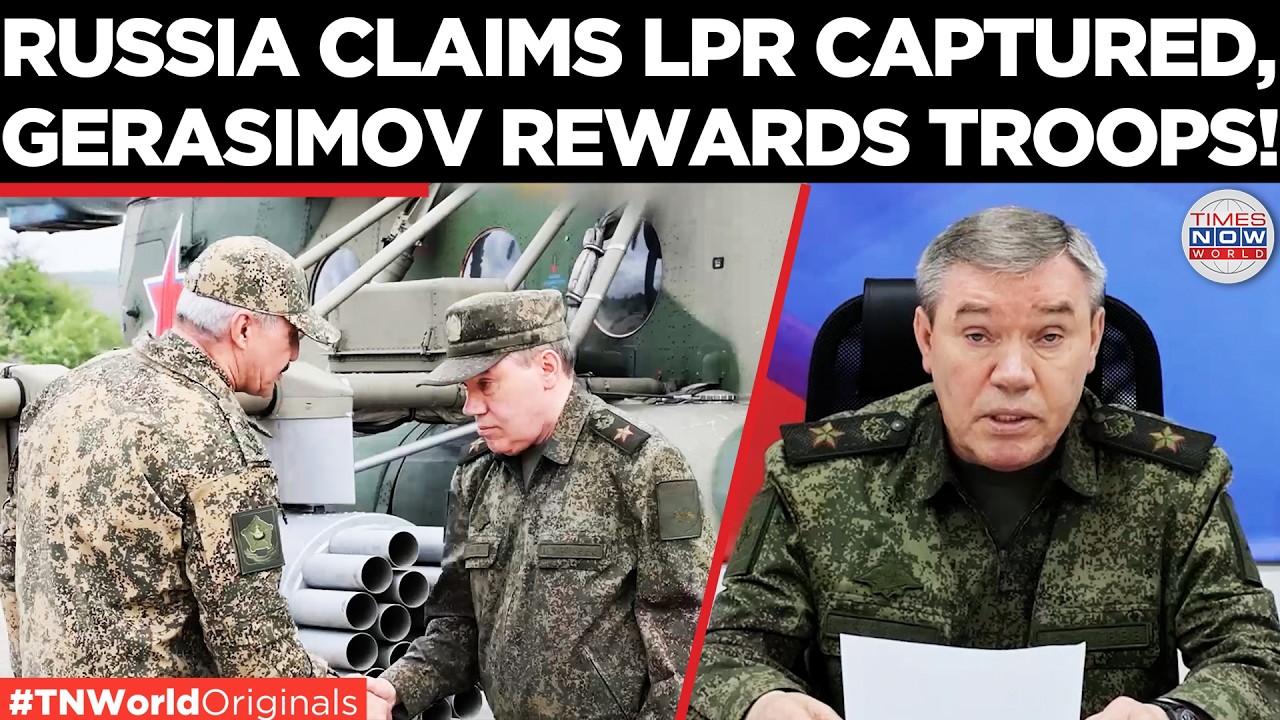 Video thumbnail for LPR FALLS, KHARHIV NEXT! Russian Army Chief Reveals Major Advance in Explosive Frontline Visit