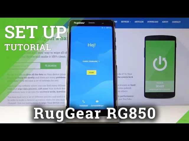 Video thumbnail for SET UP RUGGEAR RG850 – Activation & Configuration Process