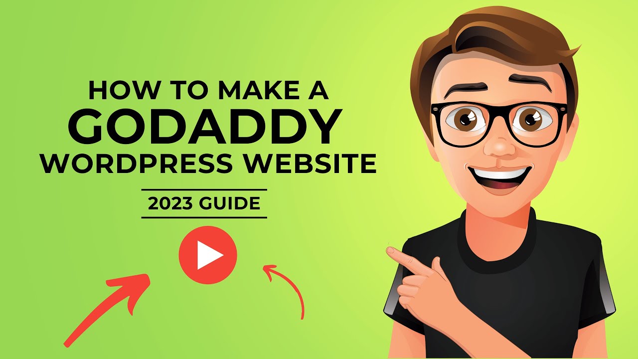 'Video thumbnail for How To Make A GoDaddy WordPress Website 2023 [Made Easy]'