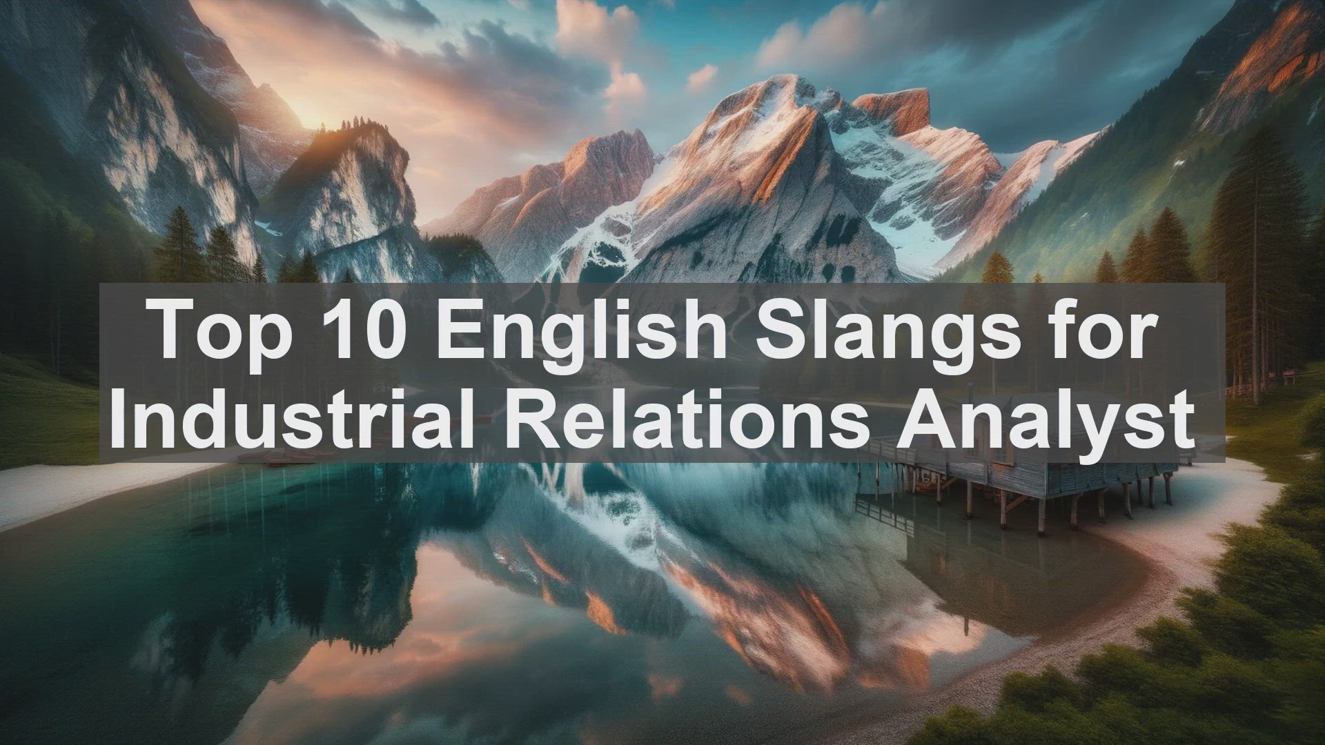 'Video thumbnail for Top 10 English Slangs for Industrial Relations Analyst'