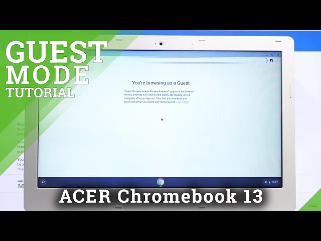Video thumbnail for How to Enter Guest Mode in ACER Chromebook 13 – Guest Profile