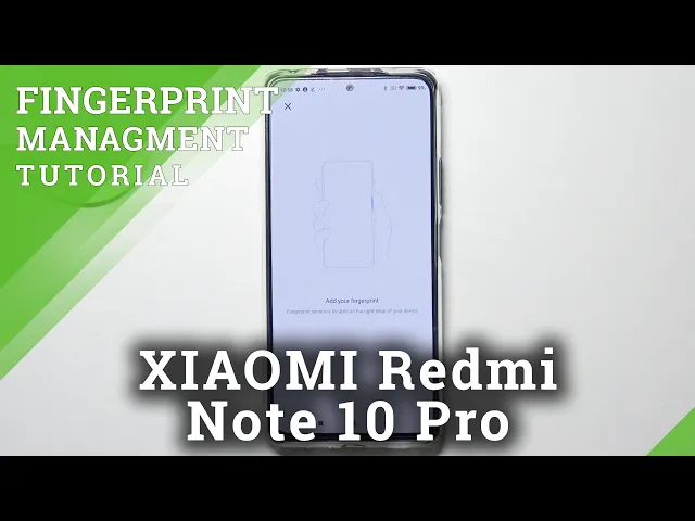 Video thumbnail for How to Add Fingerprint in XIAOMI Redmi Note 10 Pro – Set Screen Lock
