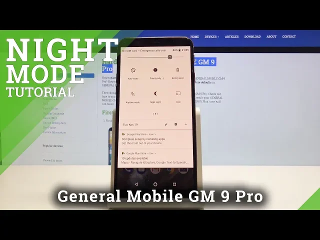 Video thumbnail for How to Enable Night Mode in GENERAL MOBILE GM 9 Pro - Use Night Shield
