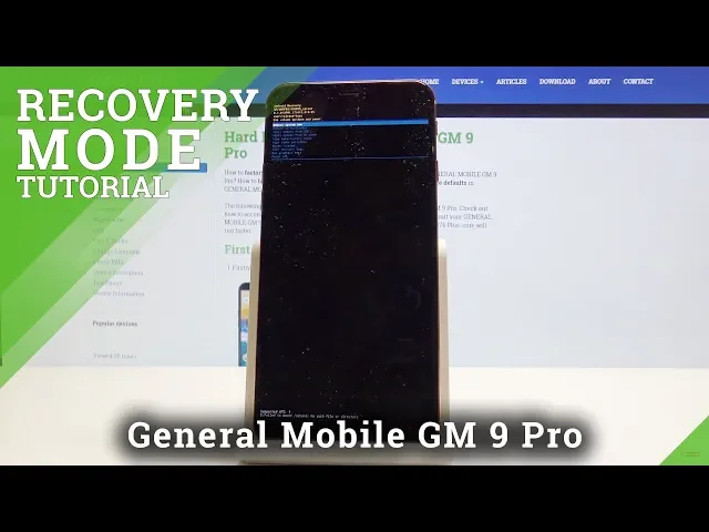 Video thumbnail for How to Open Recovery Mode in GENERAL MOBILE GM 9 Pro - Recovery Instructions