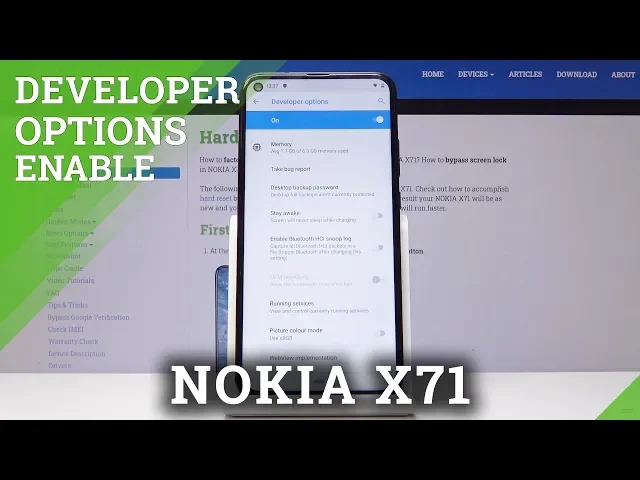 Video thumbnail for How to Activate Developer Options in NOKIA X71 - Developer Features