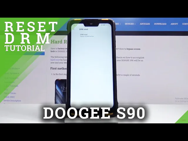 Video thumbnail for How to Reset DRM in DOOGEE S90 – Erase Certificates