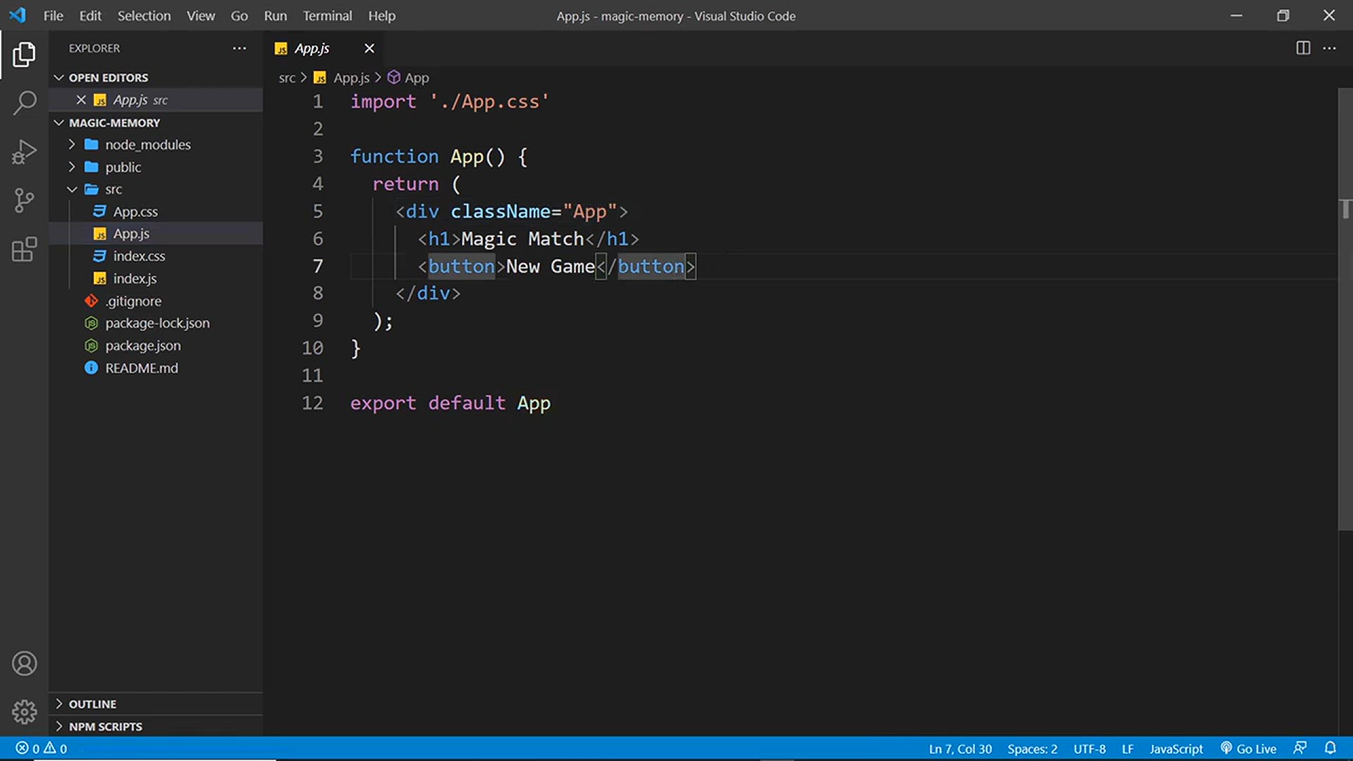 'Video thumbnail for Build a Memory Game with React #2 - Shuffling Cards'