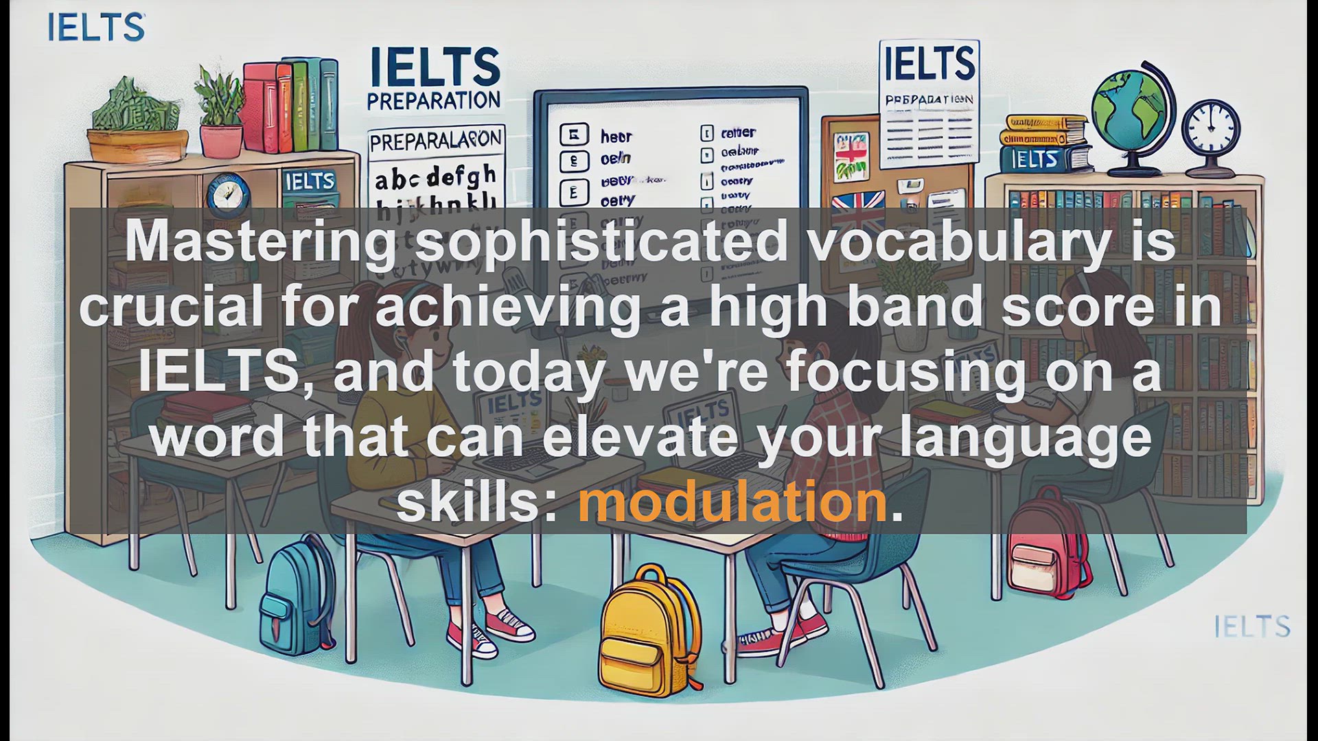 'Video thumbnail for 2000 Must Know IELTS 9.0 Vocabulary - IELTS Vocabulary: Understanding and Using 'Modulation''