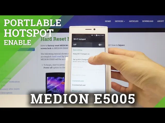 Video thumbnail for How to Use MEDION E5005 as a Hotspot - Wi-Fi Sharing