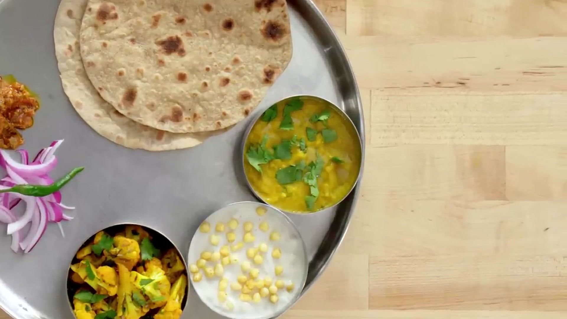 Video thumbnail for How a Michelin Star Indian Chef Makes a Traditional Thali Dinner   Passport Kitchen   Epicurious(720P HD)